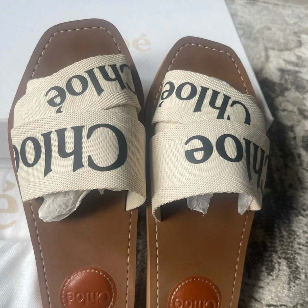 Chloe Woody Slides (size 36) - Picture 3 of 5